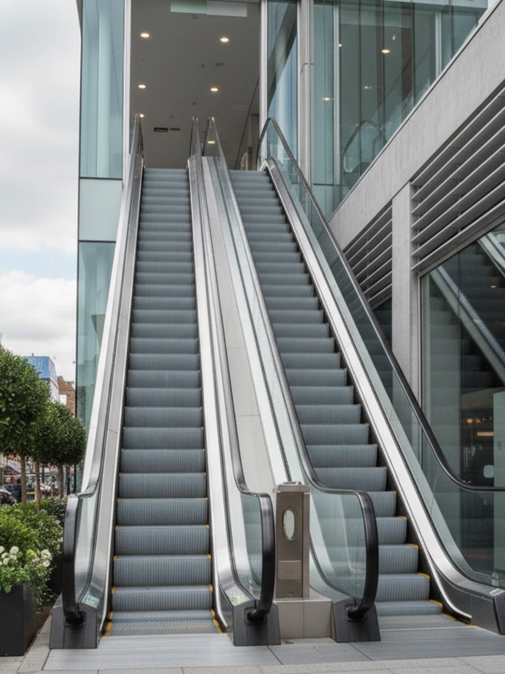 Fahrtreppe in einem modernen Gebäude